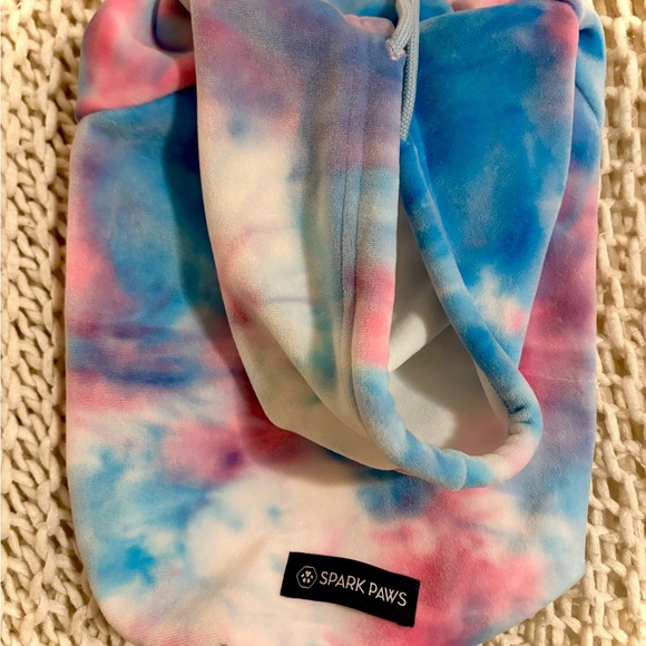 Spark paws Dog Tie dye Hoodie - Picture 5 of 10
